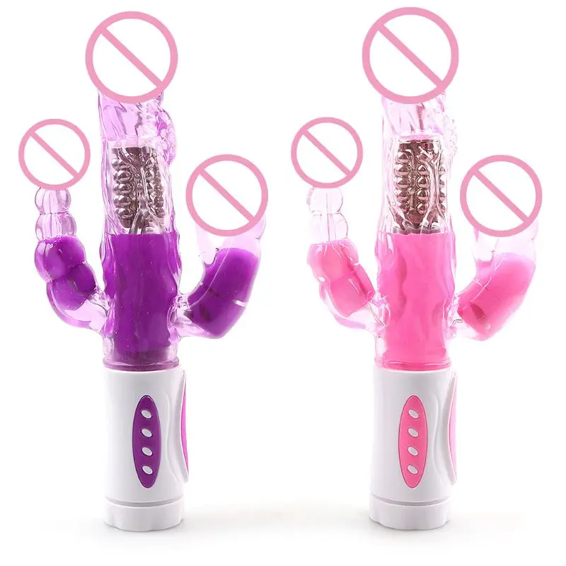 Rabbit font b Dildo b font Vibrator Multifunction Dual Vibration G Spot Vibrator Sex Toy for