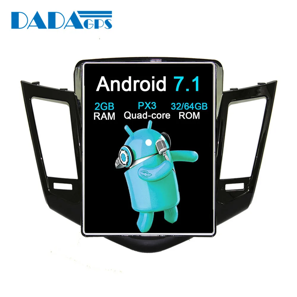 Perfect 10.4"Tesla Style Android 7.1 Car Multimedia radio Player for CHEVROLET CRUZE 2009-2013 GPS map Navigation Auto no dvd wifi 5