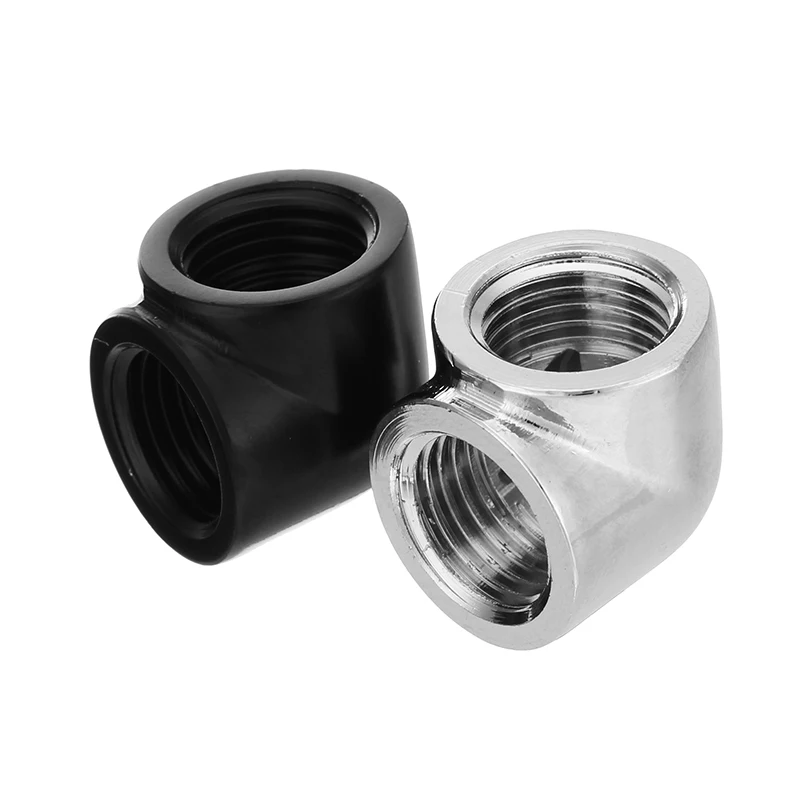 

Excellway 90 Degree Brass G1/4 Inner Thread Tube Hose Converter Connector Water Cooling System 18*18*19mm For Computer PC