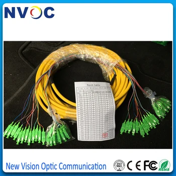 

SM,24core,G652D,50cm from Cable to Connector,Length:15M,PVC Jacket,SC/APC-SC/APC Bundled Distribution Fiber Optic Patch Cord