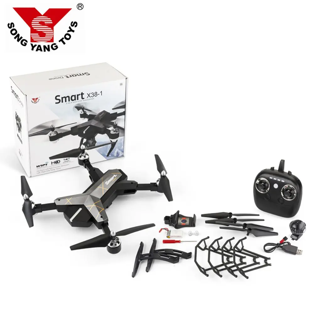 

X38-1 RC Drone 720P Folding Deformed WIFI Real-time Transmission FPV With Headless Mode Altitude Hold RC Quadcopter 3D stunts