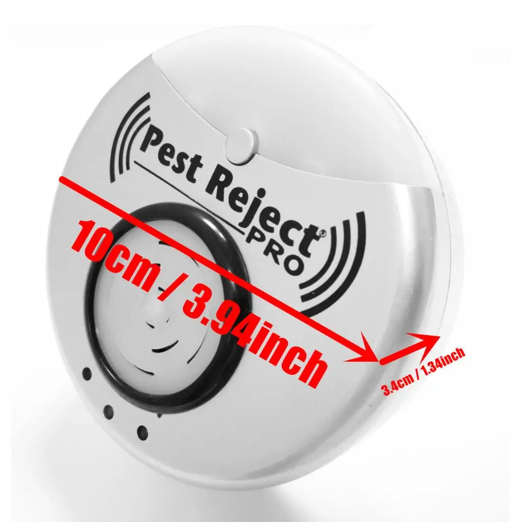BUY 1 GET 1 Strong 300 Square Meters Coverage Pest Reject Pro Anti Insect Ultrasonic Pest Repeller Electronic Mouse Fly Killer