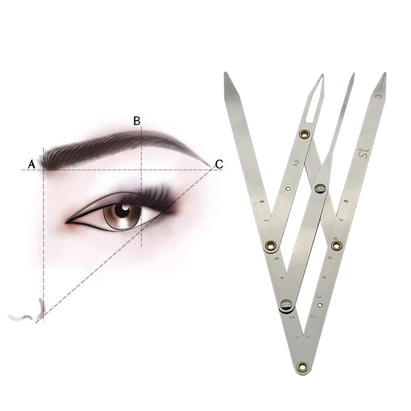 Wholesale 100pcs Eyebrow cosmetics eyebrow Eyebrow Stencils Permanent