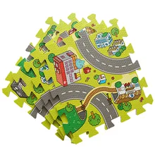 Baby soft indoor puzzle play mat educational split joint EVA foam crawling pad game carpet children