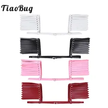 TiaoBug унисекс кожзаменитель грудь ремни упряжки горячие сексуальные мужские и женские Панк перо плечо заклепки Пастельная Готическая перевязь ремень