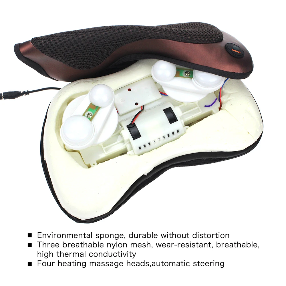 Multifunktions kann gebrauch auto hause schönheit pflege Elektrische massage kissen Infrarot Heizung körper massagegerät für nacken zurück körper ect...