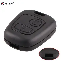 KEYYOU 20x2 Кнопка случае ключ удаленной машине корпус-брелок для Citroen C1 C2 C3 Pluriel C4 C5 C8 Xsara Picasso крышка