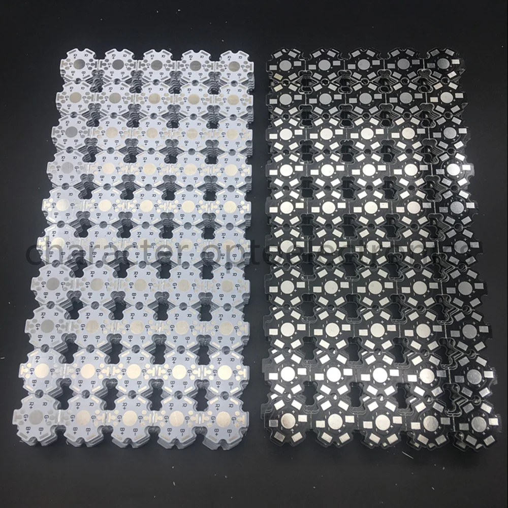 50 шт. 1000 шт./лот LED PCB теплоотвод 20 мм алюминиевая Базовая пластина высокая
