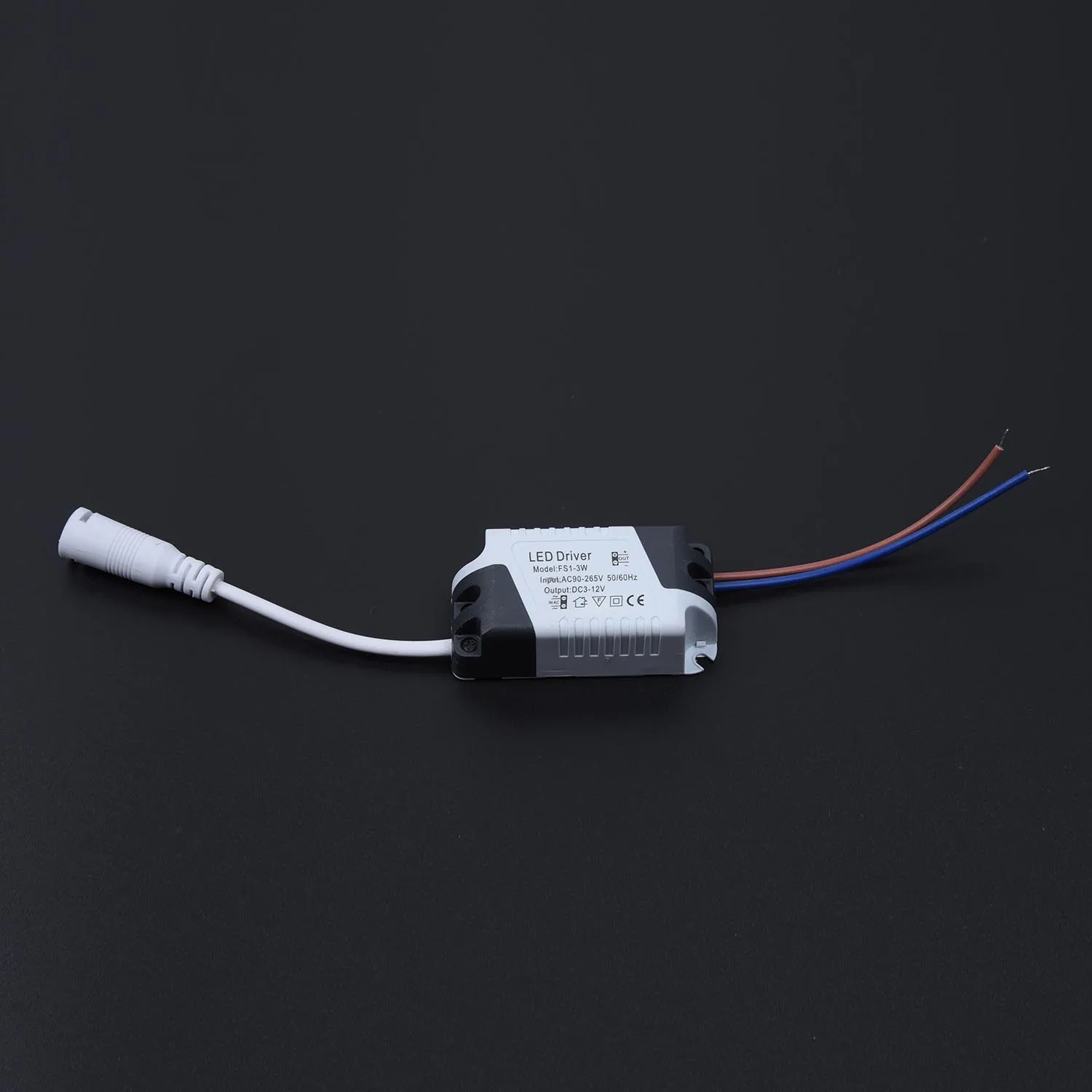 LED 3 ~ 24W Transformador Adaptador de Potencia Controlador Panel LED Lámpara De Luces AC90 ~ 265V 