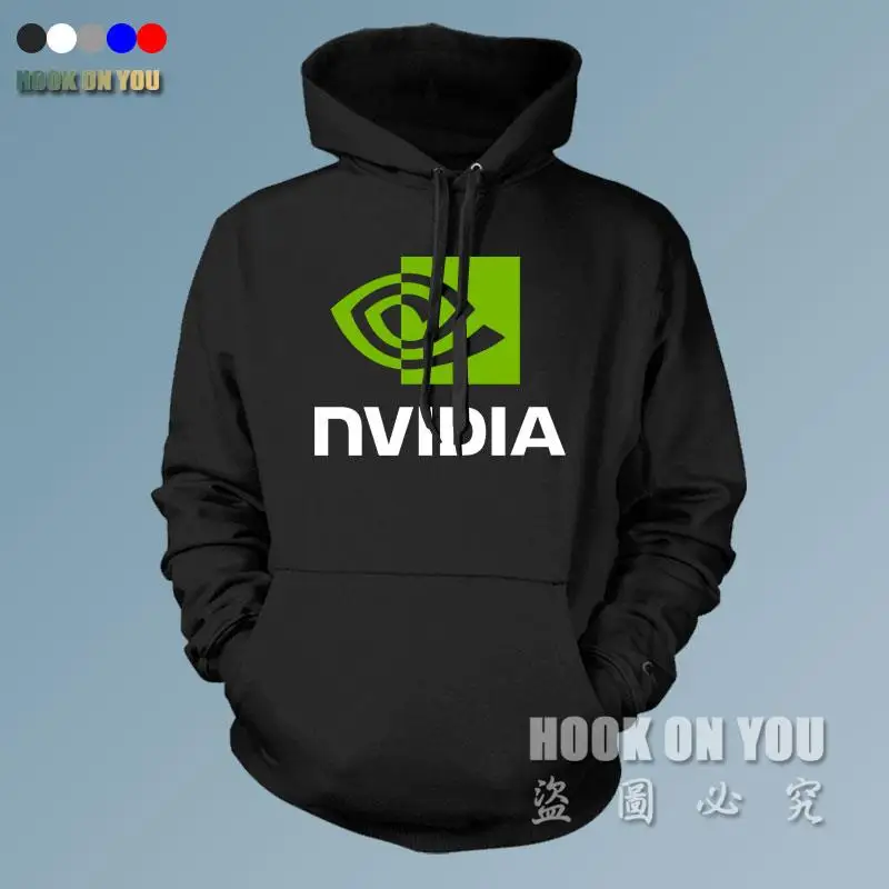 Графика Nvidia логотип печать толстовки Одежда для геймеров LOL CSGO флис | Мужская