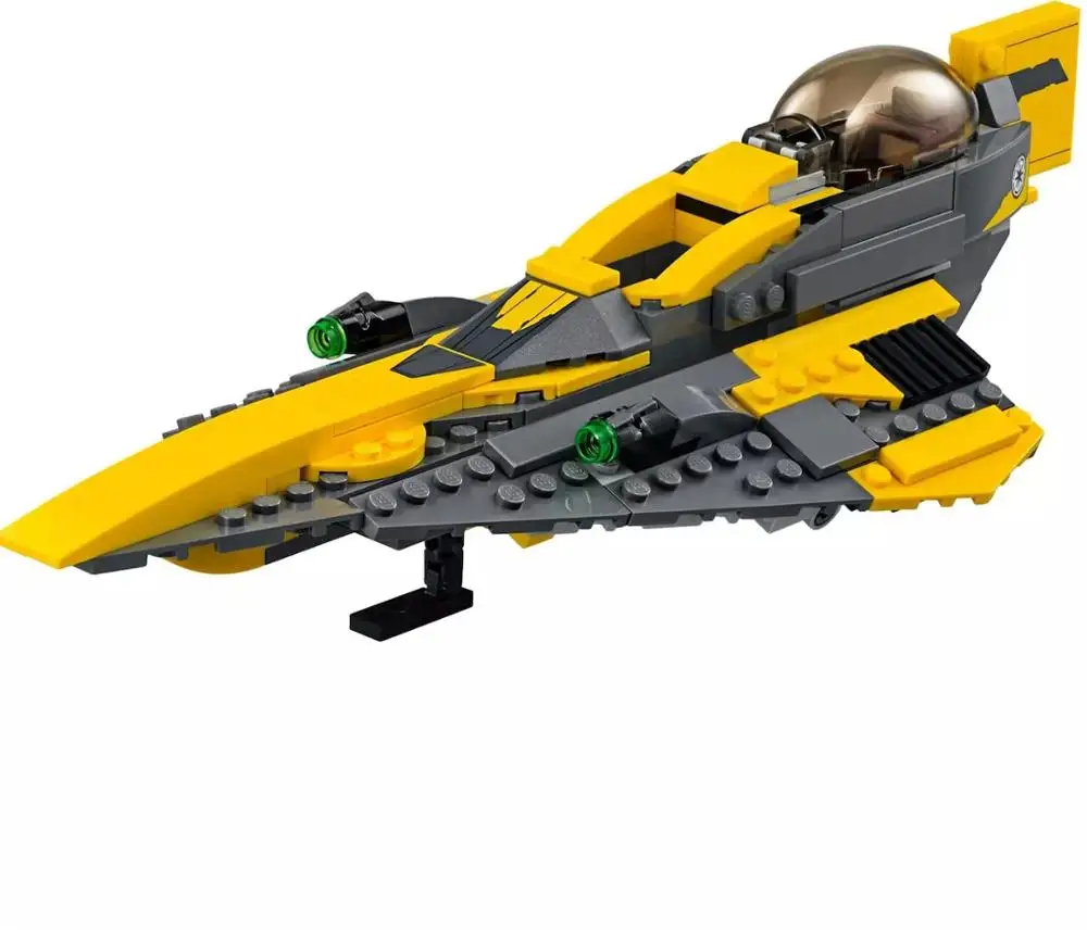 Строительные блоки Starwarser Anakin's Jedi Starfighter совместимы с легочно звездным планом войны, строительные Развивающие игрушки для детей