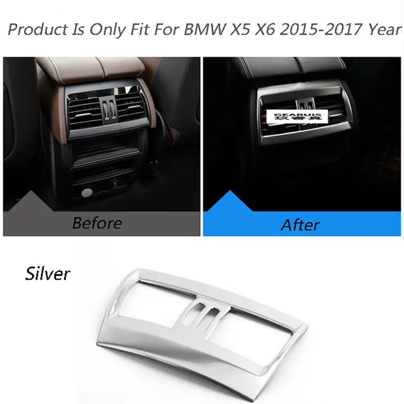 Автомобильный Стайлинг для BMW X5 f15 X6 f16 E70 E71 задний кондиционер вентиляционная