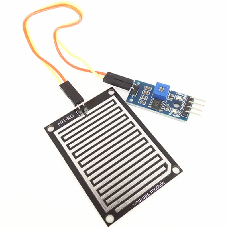 10set/lot Rain sensor module Water Raindrops Detection Module kit For arduino