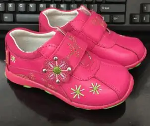 

Full leather genuine bobbi * ni children's shoes spring girls sports shoes students princess shoes