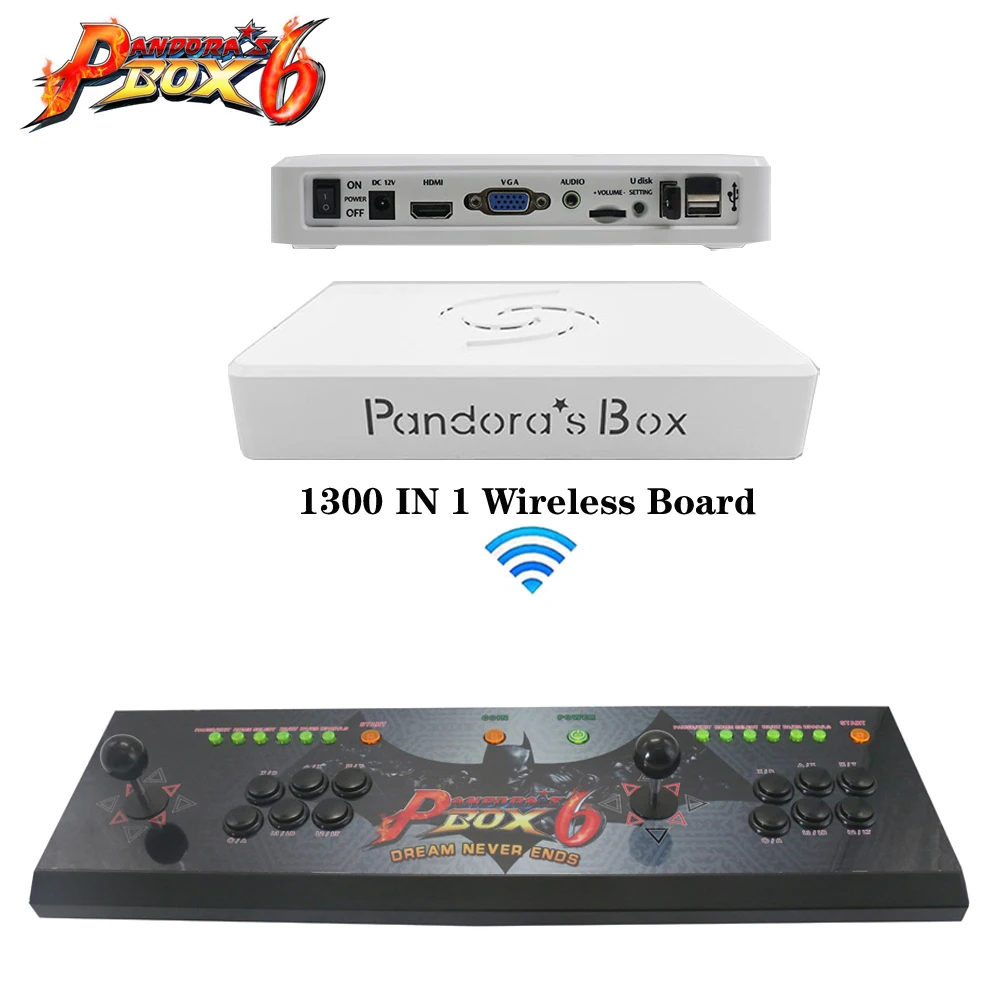 2 player Wireless console pandoras box arcade