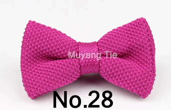 Новая стильная вязаная бабочка для мужчин и женщин, регулируемые двухслойные галстуки-бабочки, дизайнерское вязаное платье, вязаный галстук-бабочка