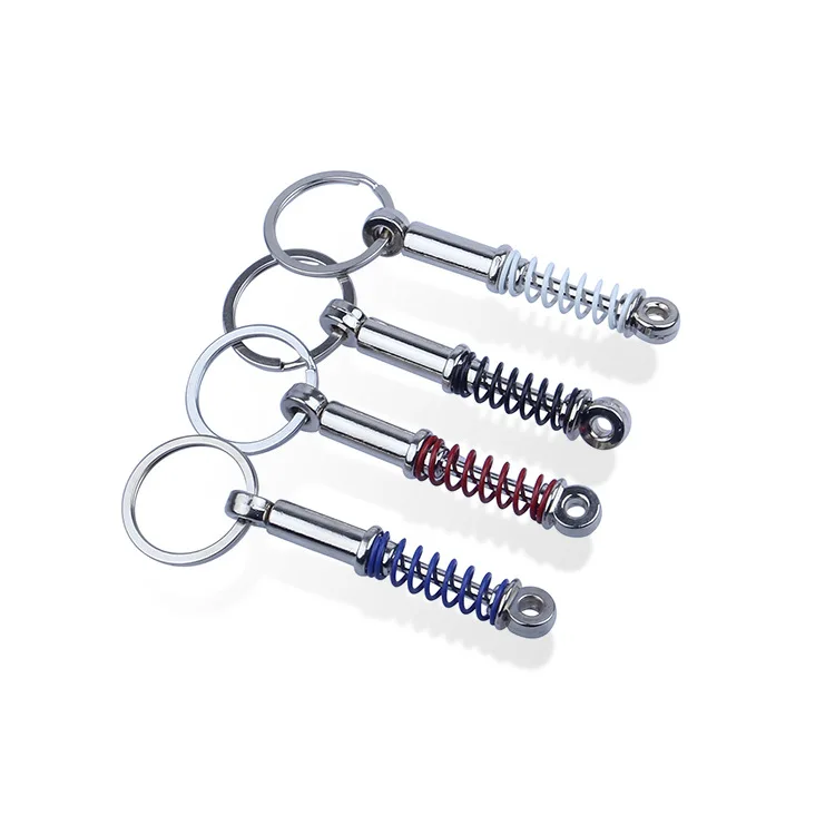 

Fashion Car Interior Suspension Keychain Ring Keyring Keyholder Auto Coilover Spring Shock Absorber Tuning Parts