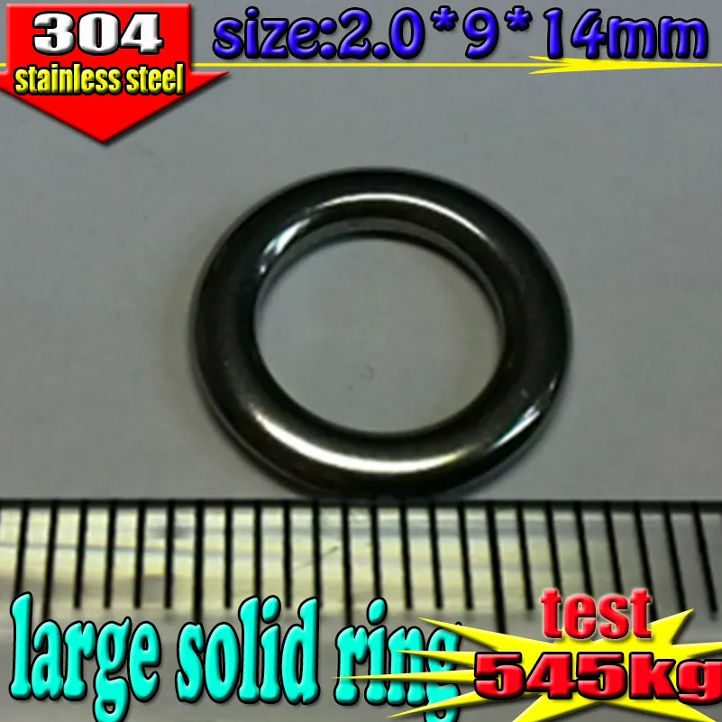

free shipping 2016new large solid ring size 2.0*9*14mm the best quality number 50pcs/lot tough material