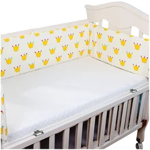 С рисунком детская кроватка бампер съемный новорожденных кроватки бампер протектор 1 предмет 250*28 см украшение в детскую комнату малыша постельное белье-бампер