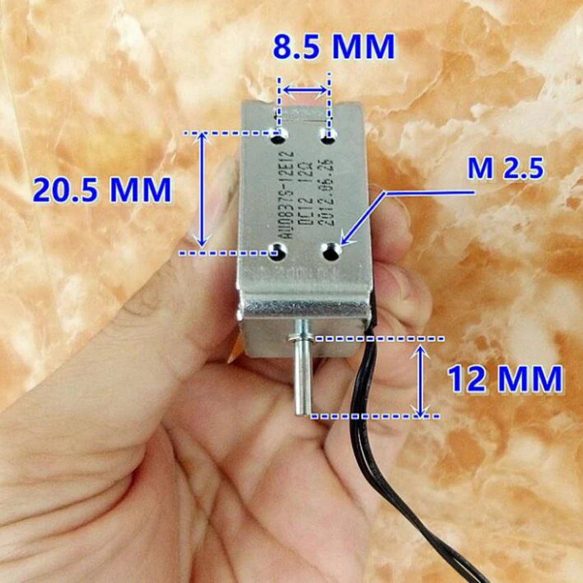 Dc12V Магнитный электромагнитный пуш ап и потяните с открытой рамкой Электромагнит