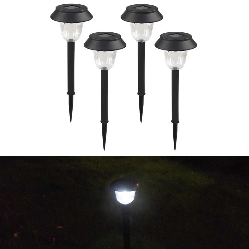 

Outdoor Solar Power LED Stake Lantern Garden Fence Path Light Waterproof Landscape Courtyard Lawn Lamp Luminaria Lampada LED