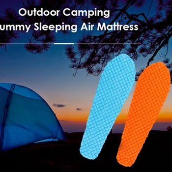 

Bluefield 219Cmx64Cm Outdoor Camping Cushion Air Bed Mat Inflatable Single Mummy Sleeping Pad Camping Mat