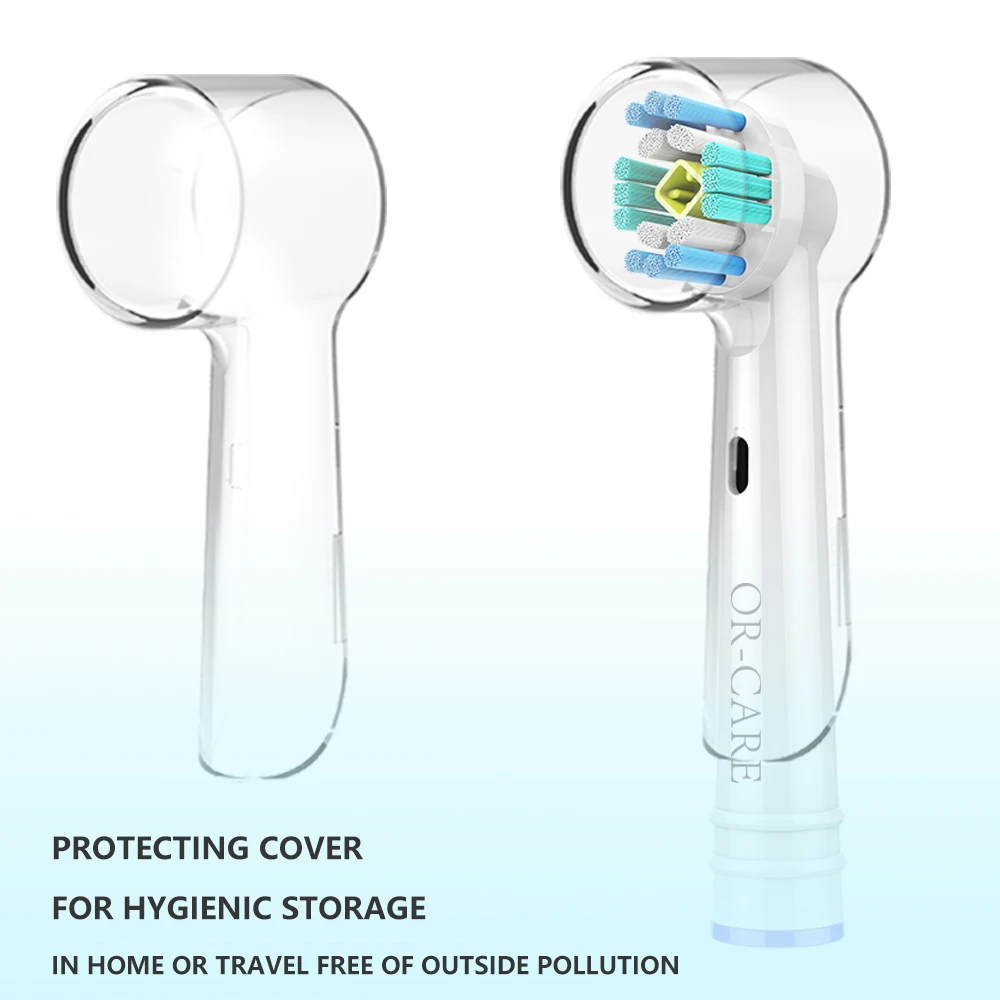 8 шт. белые насадки для зубной щетки 3D PRO Oral b зубных щеток с колпачки подходят