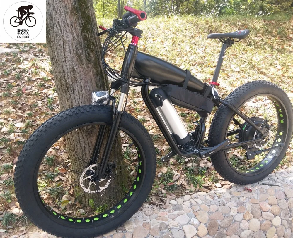Sale Kalosse 27 speed M370  electrical snow bike  Hydraulic brakes 48V 1000W  motor  electric  fat  bike  26*4.0 0 Sale Kalosse 27 speed M370  electrical snow bike  Hydraulic brakes 48V 1000W  motor  electric  fat  bike  26*4.0 0