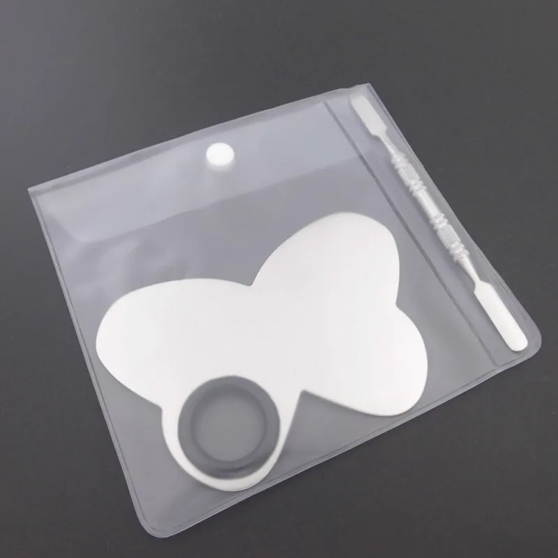 Professional Cosmetic Nail Makeup Mixing Palette Spatula Tool High Quality Stainless Steel Hands-free Matte Packing Professional Cosmetic Nail Makeup Mixing Palette Spatula Tool High Quality Stainless Steel Hands-free Matte Packing