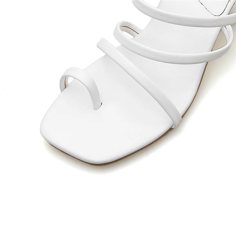 Летние роскошные женские модные белые шлепанцы на Высоком толстом каблуке 7,5 см; женские Босоножки с открытым носком на блочном каблуке; Дизайнерская обувь