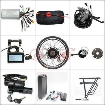 

Free US Shipping Free Tax 48V 20AH Rear Carrier Battery +1000w 26" Ebike Motor Wheel+Controller+PAS+LCD+Brake Conversion Kits