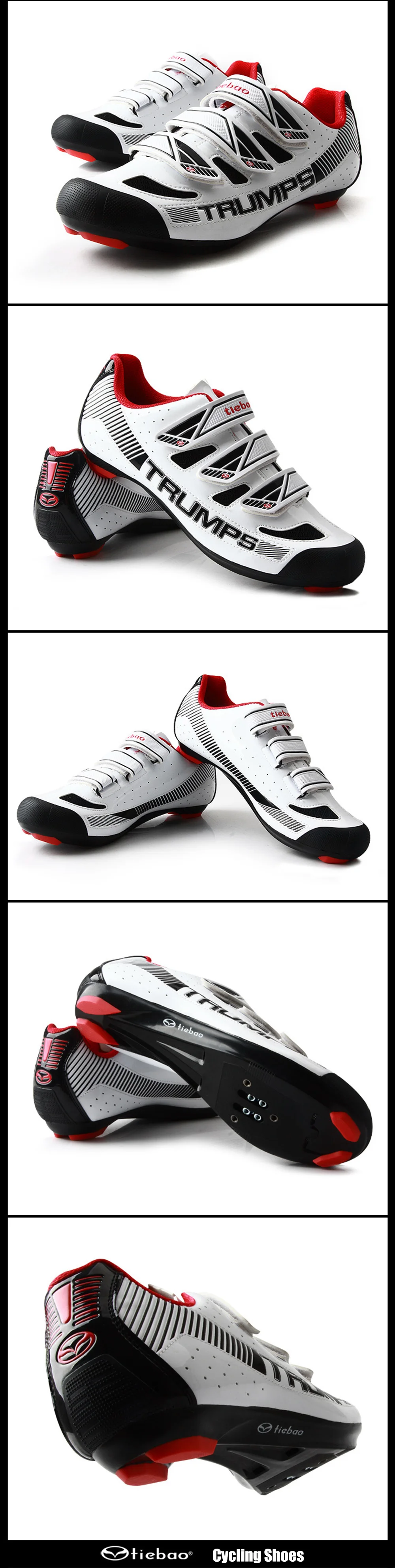 Tiebao Cycling Shoes Road add pedal set Triathlon Professional Bike Bicycle Men Breathable Outdoor Sports Sneakers Zapatillas