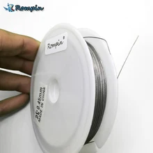 Rompin 10 м рыболовная проволока из нержавеющей стали 7 нитей Трассировка покрытие провода Лидер покрытие джигинг проволока свинцовая рыболовная леска