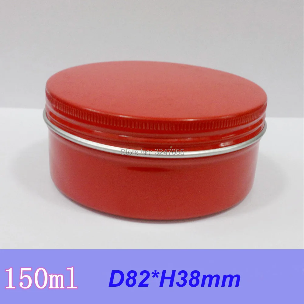 150G 30pcs50pcs красный круглая пустая алюминиевая баночка для крема DIY иных