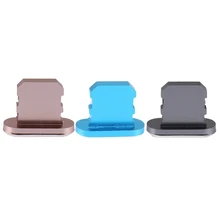 Металлическая Пылезащитная заглушка для зарядки, пылезащитная заглушка для iPhone 8, 7, 6, 6S Plus, мини Пылезащитная заглушка для iPhone 5, 5S, аксессуары для телефонов