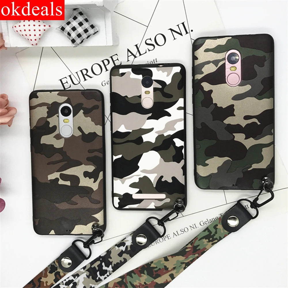 

Camo Texture Soft TPU Leather Soldier Symbol Case for Xiaomi Redmi 3s/5 Plus Case Camo Lanyard for Xiaomi Redmi Note 3/4/5/5 Pro