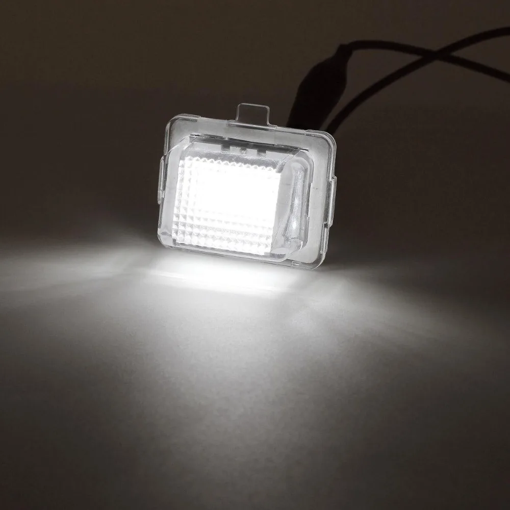 

For W204(5D) W221 W212 C216 C207 C E S CL Class Canbus LED Number License Plate Light White 6000K