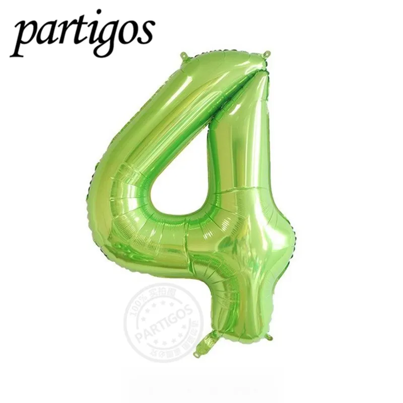 1 шт. 40 дюймов Количество воздушных шаров авокадо зеленого цвета фольгированные гелиевые шары Globos Baby Shower День рождения Декор globals летние dec - Цвет: 4