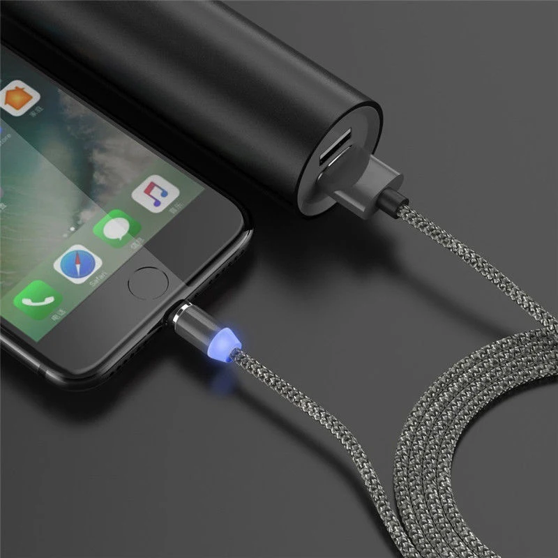 Магнитный кабель Micro USB, кабель usb type-C для samsung A50 A70 A7, магнитный кабель для iPhone, зарядный кабель USB для мобильного телефона