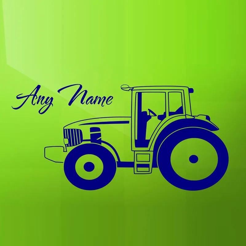 Tractor-Wall-Stickers-Cartoon-Kids-Bedroom-Wall-Decor-Stickers-Vinyl-Customized-Name-Wall-Decals (2)