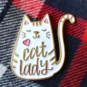 

20pcs Cat Lady Best Friend Cute Animal Cat Sleep Jewelry Gifts
