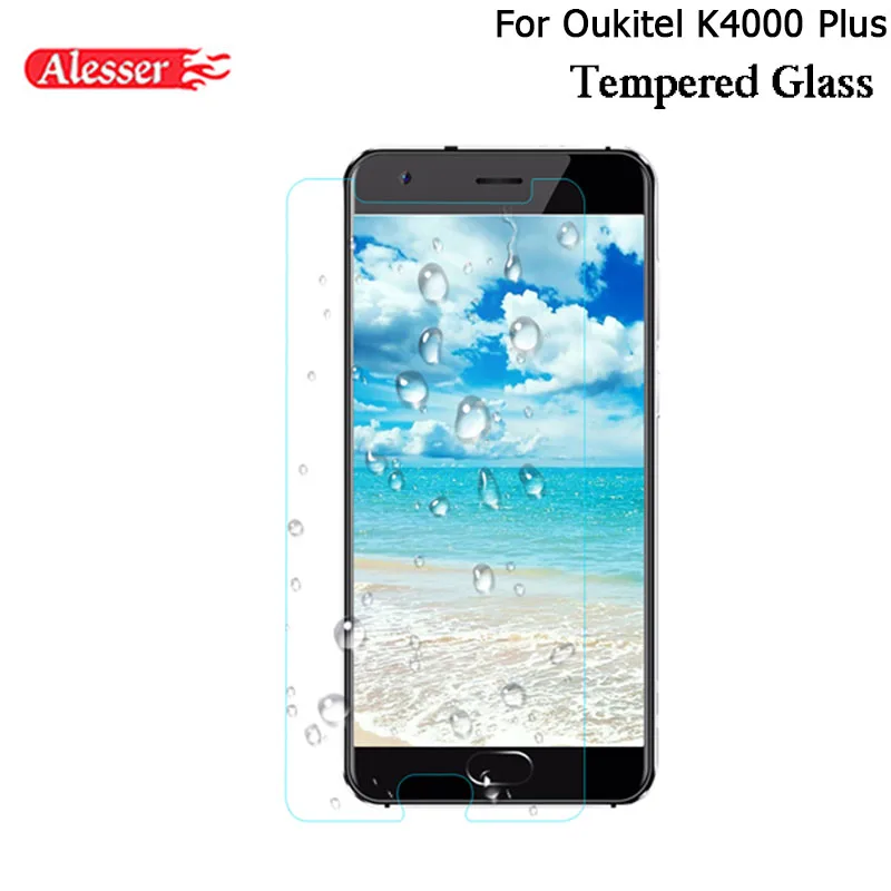 Alesser 2Pcs For Oukitel K4000 Plus Premium Tempered Glass Film Scratch-proof Protective Steel Phone | Мобильные телефоны и