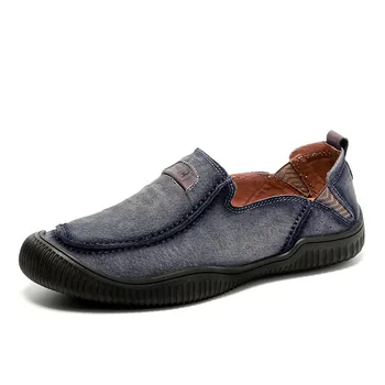 

Nice Genuine Leather Men Shoes Casual Soft Moccasins Men Loafers Breathable Slip On High Quality