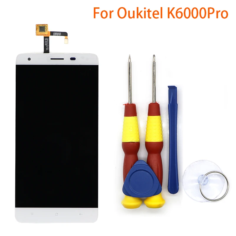 Новая оригинальная сенсорная панель для Oukitel K6000 pro запасные части + инструмент