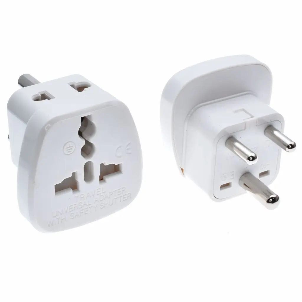 Sri Lanka Travel Adapter with 2 Outlet Change World Plug 250V 10A 1 PC India 