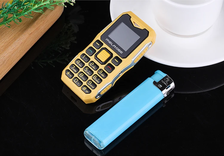  (Gift) Melrose S10 Russian Keyboard Big Voice Bar Simple Mini Cell Phone LED Flashlight FM MP3 Blue