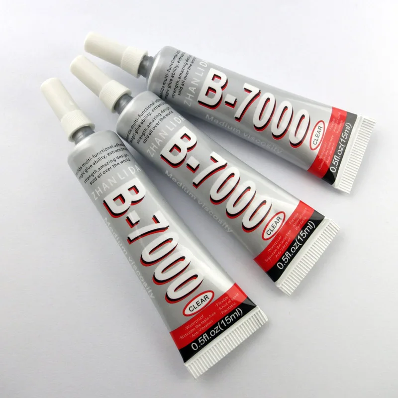 5 трубок B7000 15 мл B-7000 15 мл Многоцелевой Клей Diy ювелирные изделия Стразы фиксация сенсорный экран средняя рамка Корпус стеклянный клей