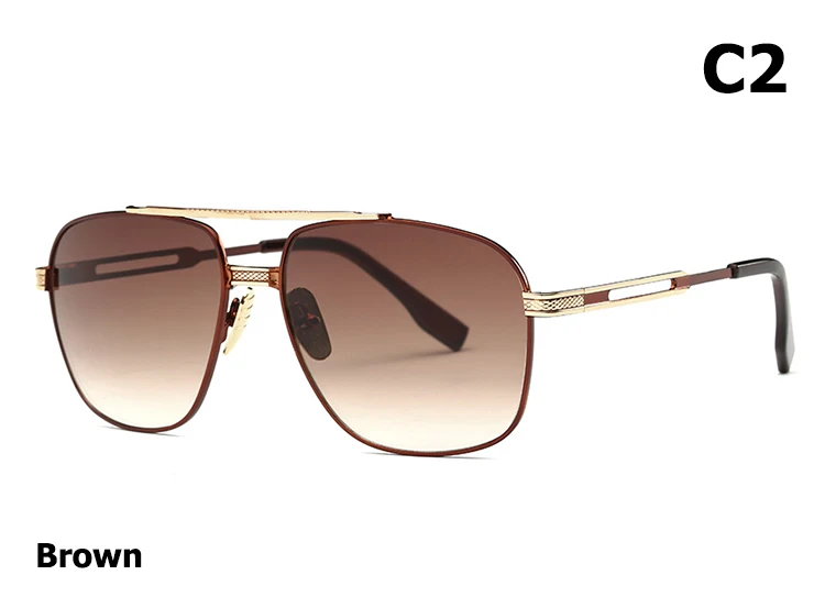 JackJad модные авиаторские стильные мужские солнцезащитные очки Victoire для вождения крутые UV400 брендовые дизайнерские солнцезащитные очки Oculos De Sol Masculino - Цвет линз: C2