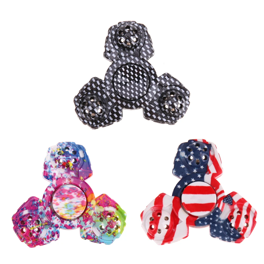 

Colorful Tri-Spinner Fidget Toy EDC Hand Spinner for Autism and ADHD Anti-Stress Finger Spinner Gyro Stress Relief Focus Toy