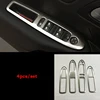 For Citroen C4 2016 Stainless steel Car Electric Power Window Lifter Switch Decoration FIT LHD Cover Trim accessories 4Pcs ► Photo 1/6